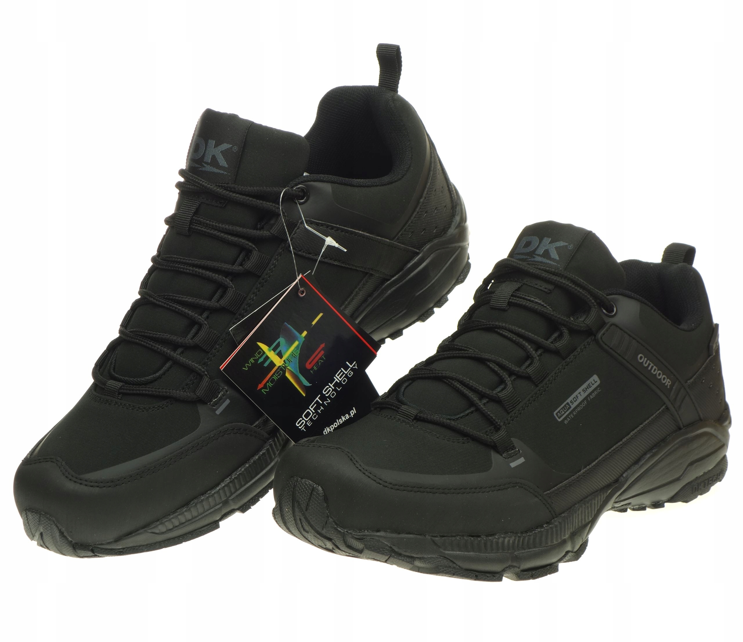 Buty Męskie Trekkingowe DK PREDATOR SoftShell OUTDOOR 1096 Blk/Blk 46 Marka DK