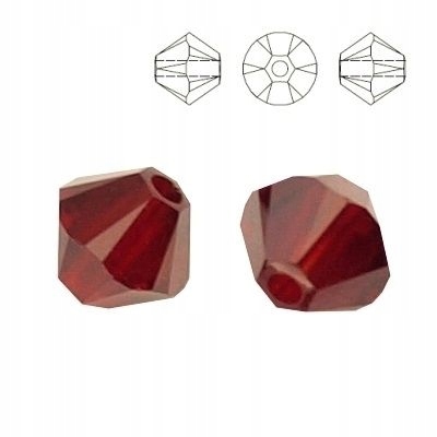 5328 MM 6 Swarovski Xilion Bicone Siam