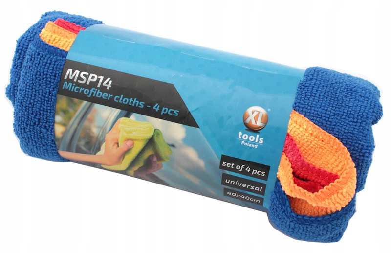 

Uniwersalne ściereczki z mikrofibry 4 szt 40x40cm