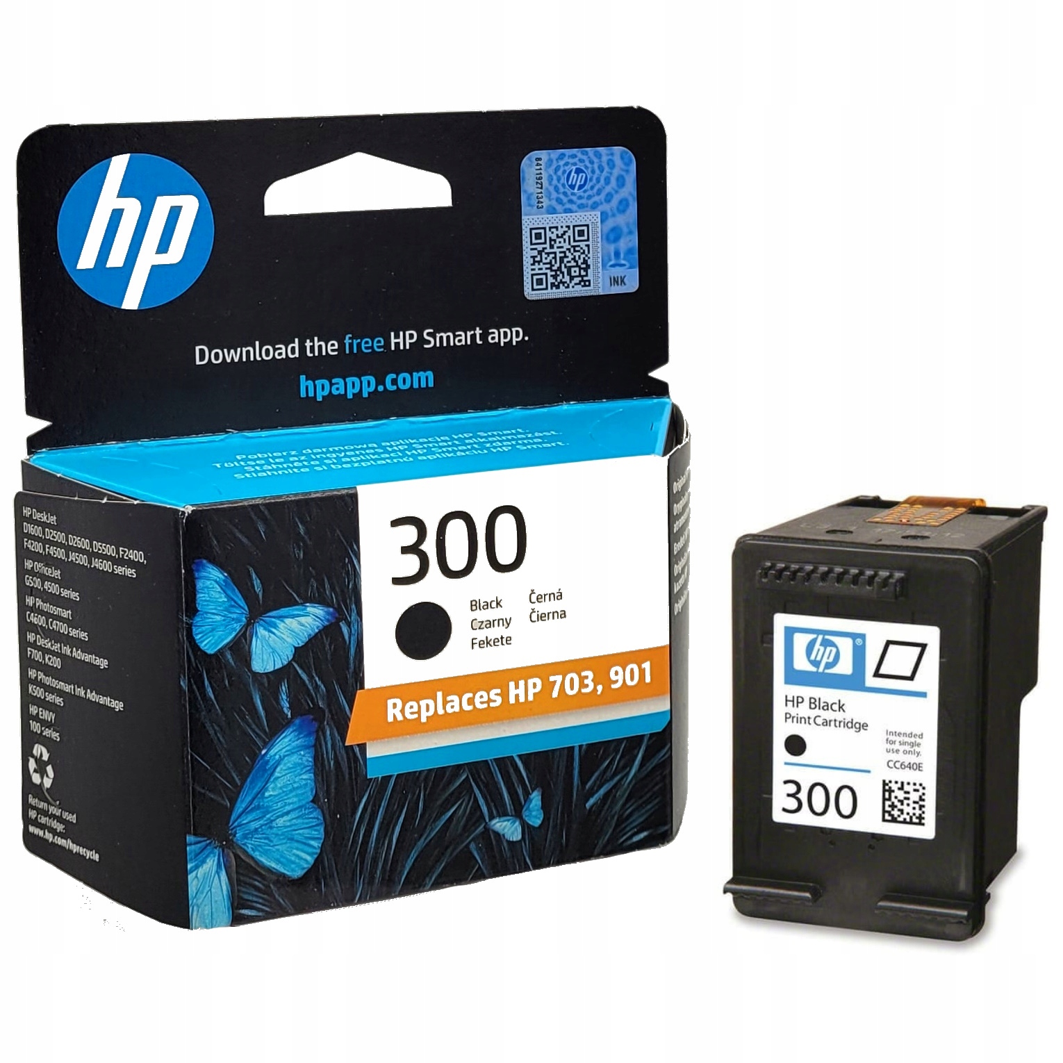 TUSZ CZARNY HP CC653AE OFFICEJET G510n WIRELESS
