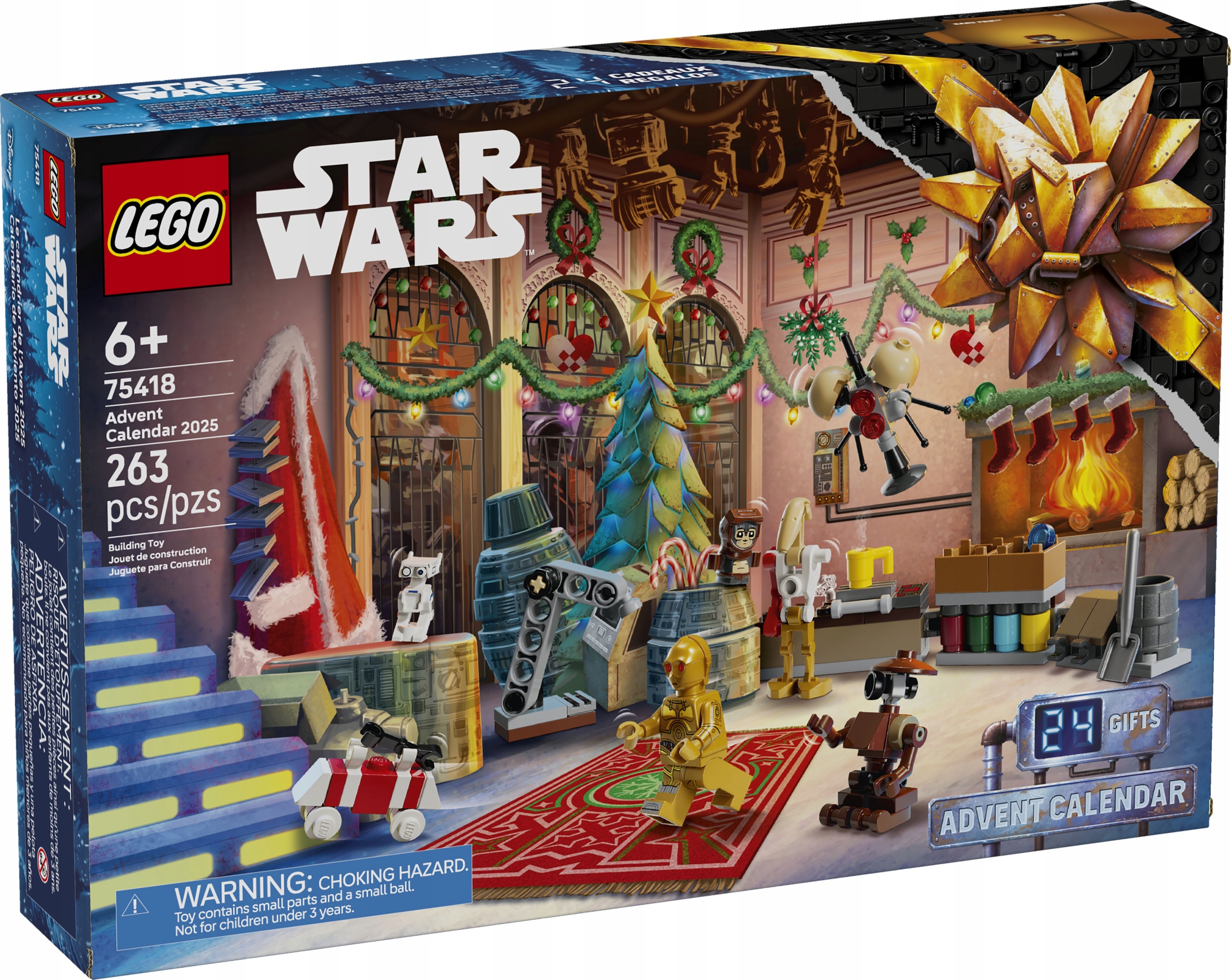 stavebnice Lego Star Wars Adventní Kalendář 2025 Vánoční 75418