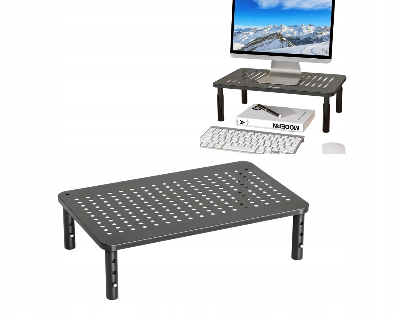 IMLIB Stojak na monitor z regulowaną wysokością