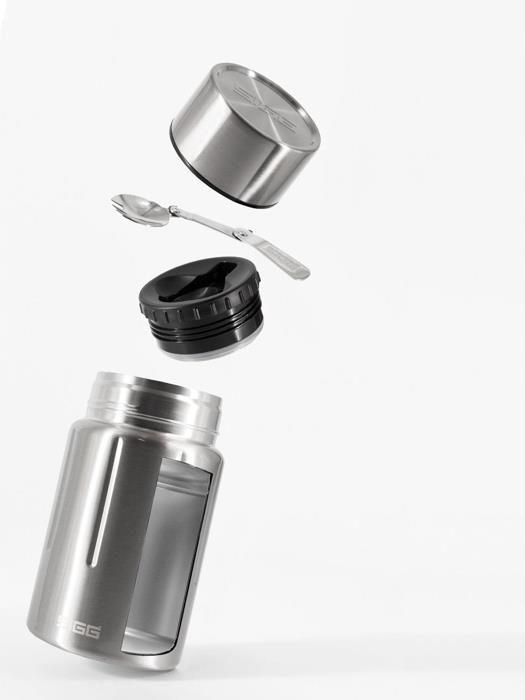 TERMOS SIGG NA ŻYWNOŚĆ GEMSTONE JAR SELENTINE 0,5L Kolor dominujący odcienie szarości