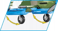 KLOCKI COBI 5745 SAMOLOT ILYUSHIN IL-2 1943 Bohater brak