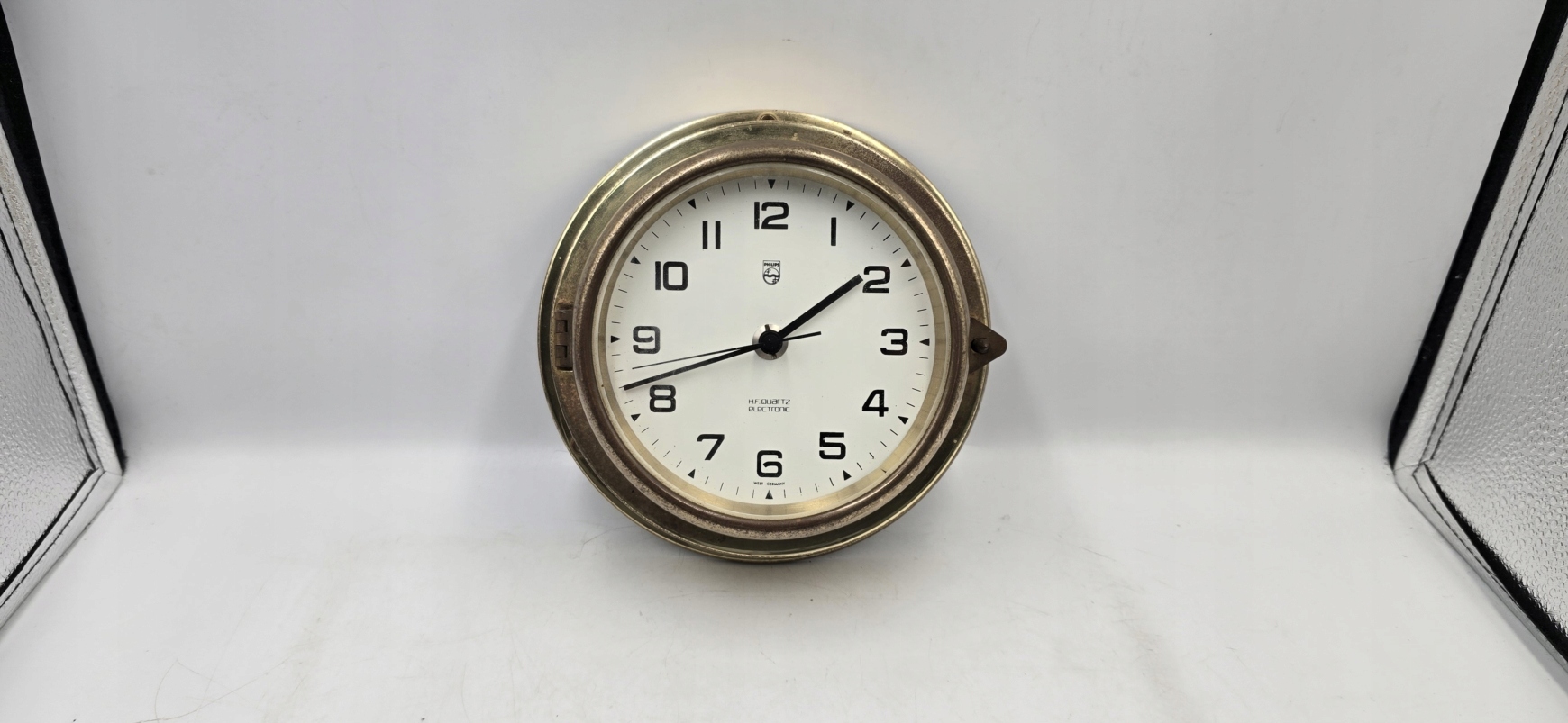ZEGAR MARYNISTYCZNY OKRĘTOWY PHILIPS QUARTZ LATA 70