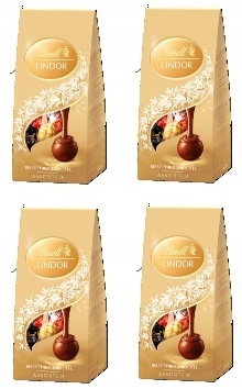 Levně 4x 100g Lindt Lindor Směs pralinky