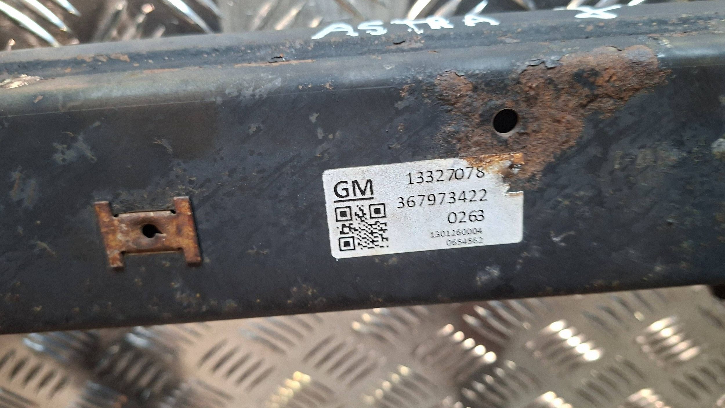 axle beam front 13327078 OPEL ASTRA J ZAFIRA C 2009