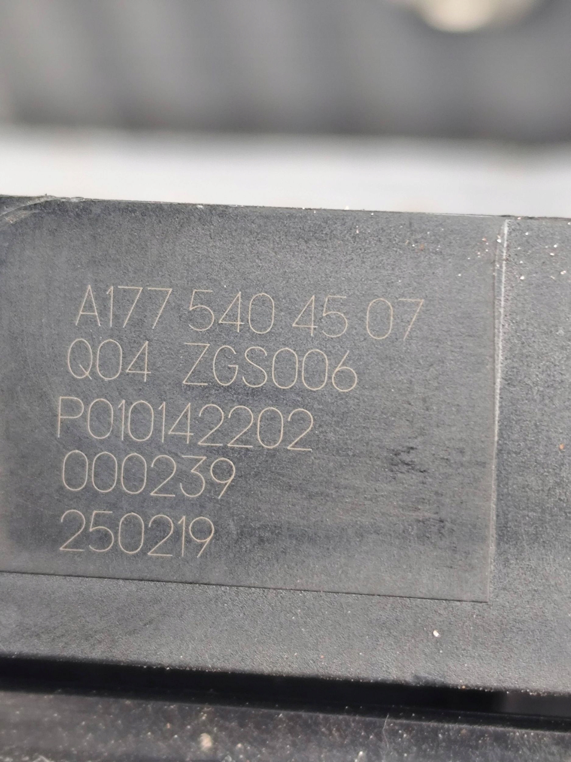 MERCEDES GLA W247 Module fusibles A1775404507