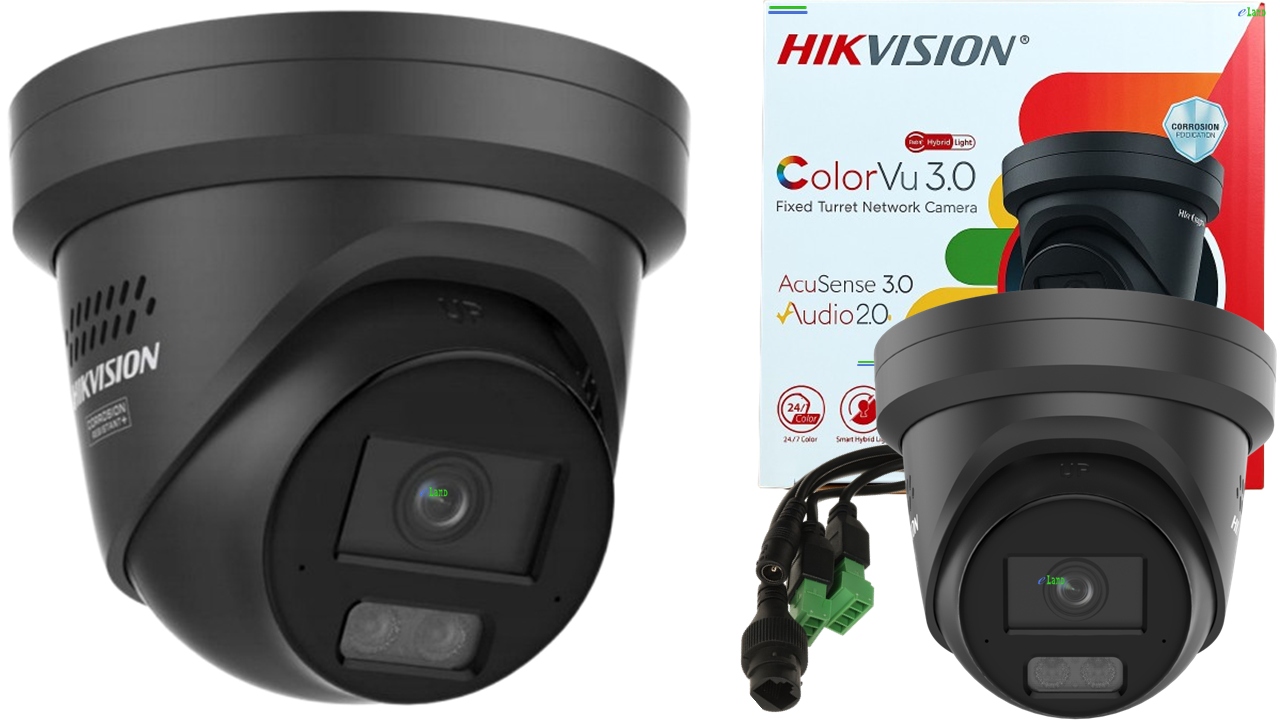 Kamera Ip Hikvision DS-2CD2387G3-LIS2UY/SL 8MPx, 2,8mm, ColorVu3, Audio 2.0