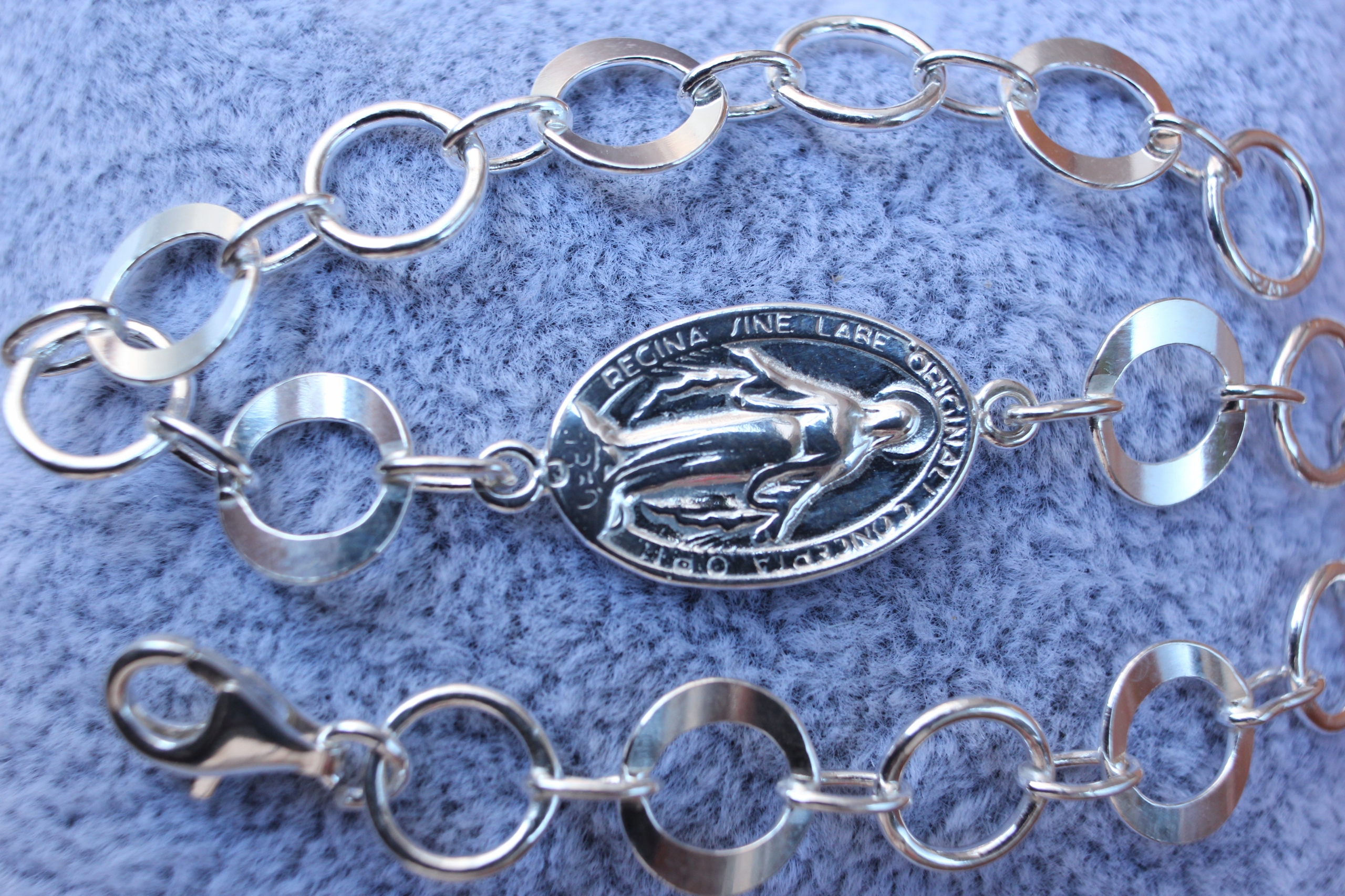 BRANSOLETKA ZAWIERZENIA BOCZNY MEDALIK srebro ok. 7 g Typ bransoletki