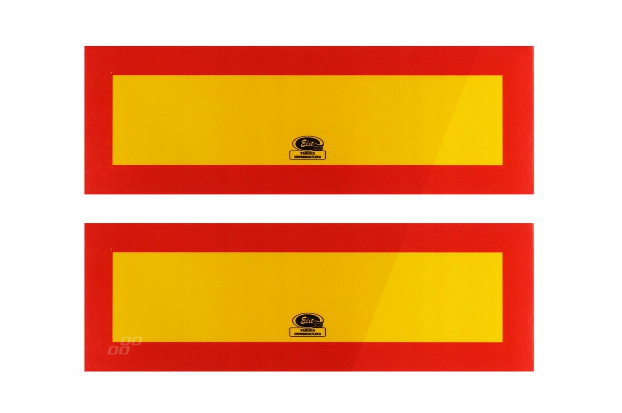 Tablica tablice wyróżniające laweta TIR przyczepa