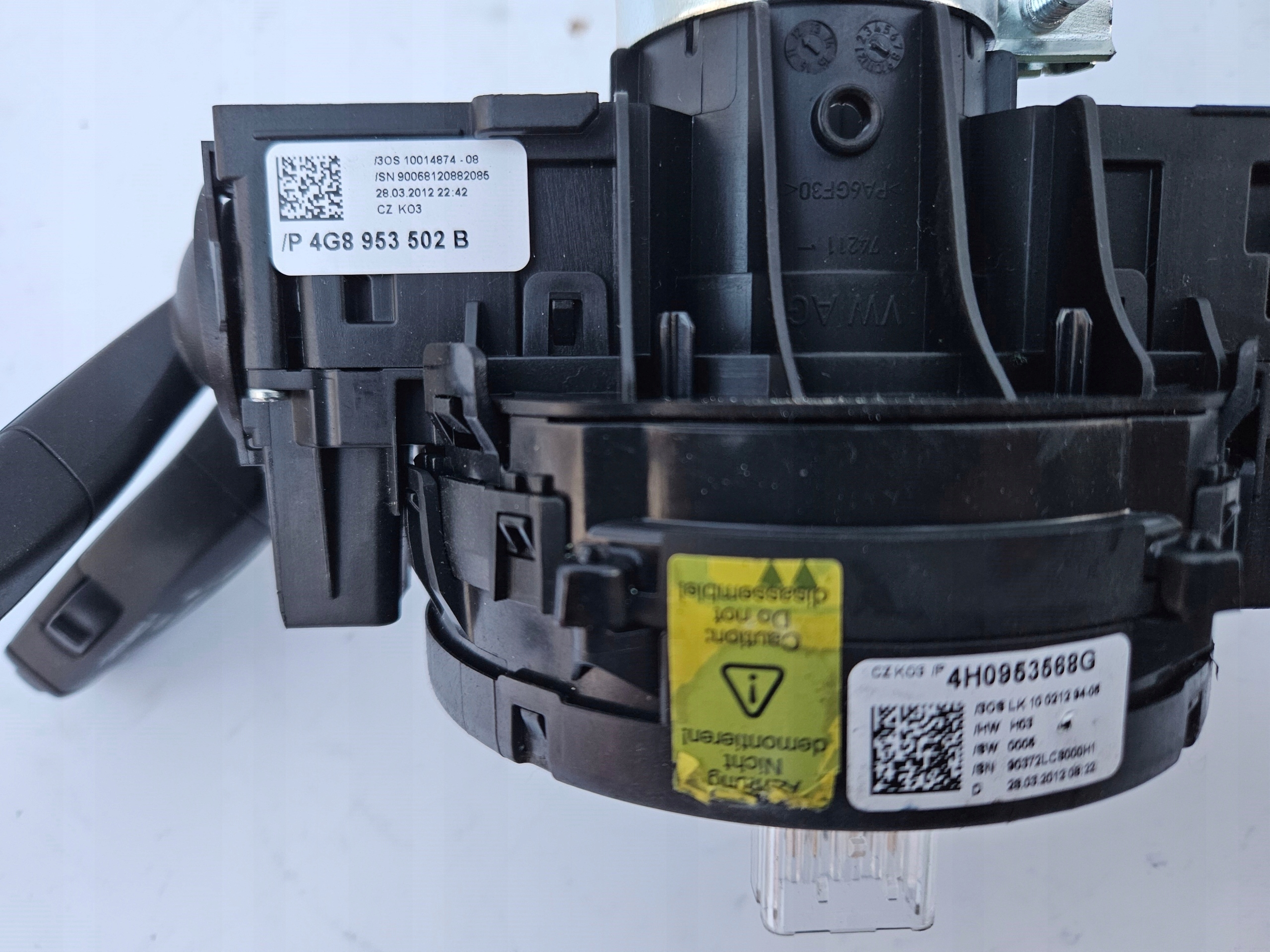 DEVIO LUCI DEVIO ANELLO airbag VOLANTE volante airbag AUDI A6 C7 A7 4G