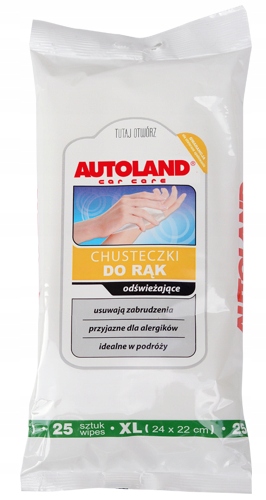 

Autoland Chusteczki do rąk 24x22 cm 25szt.