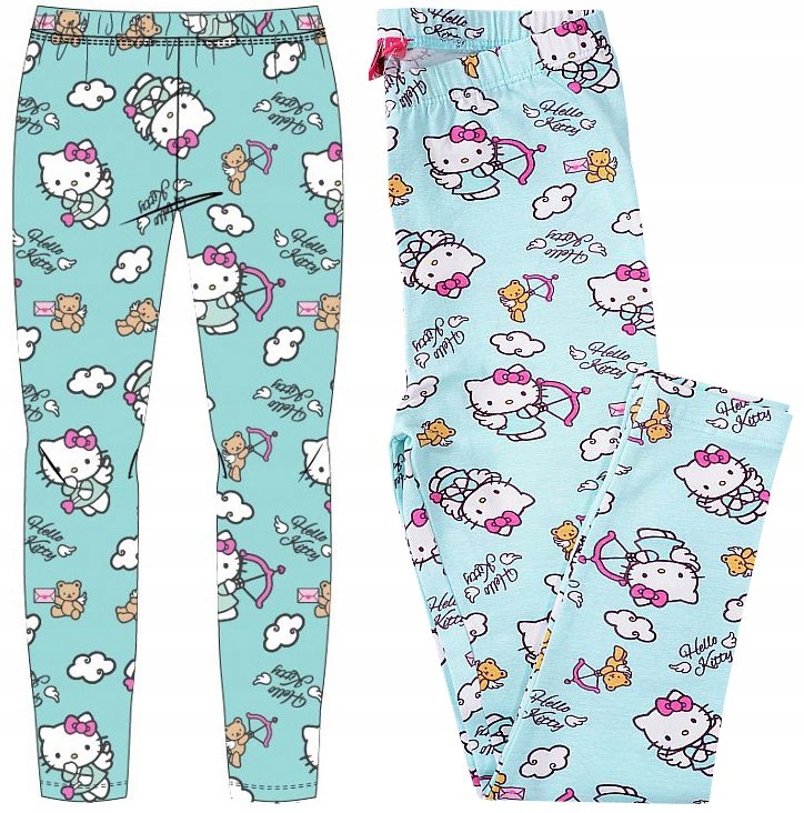

Hello Kitty Getry Legginsy Bawełna mięta 128 R011j