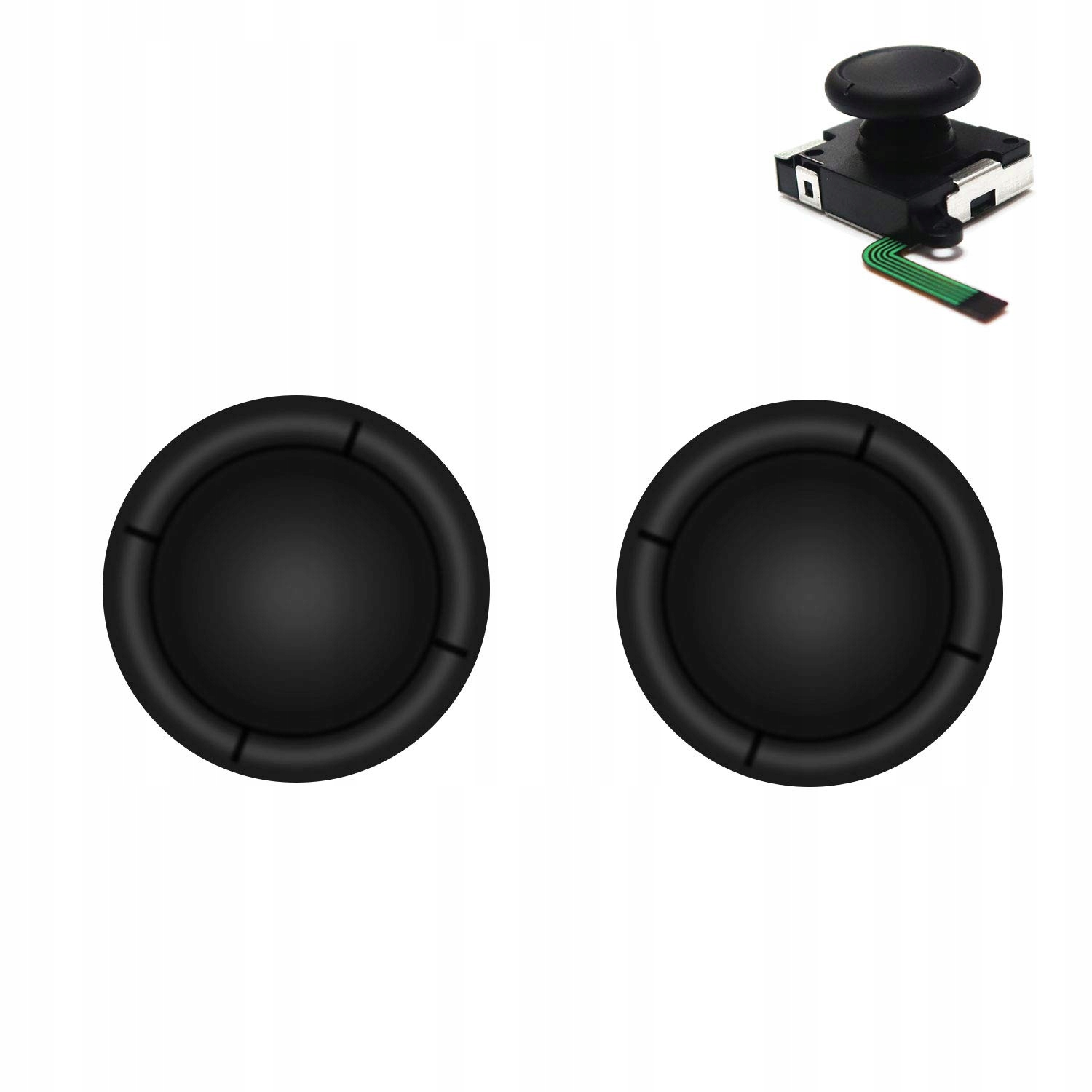 

2x Gumka nakładka na plastik od Joy-Con Czarne