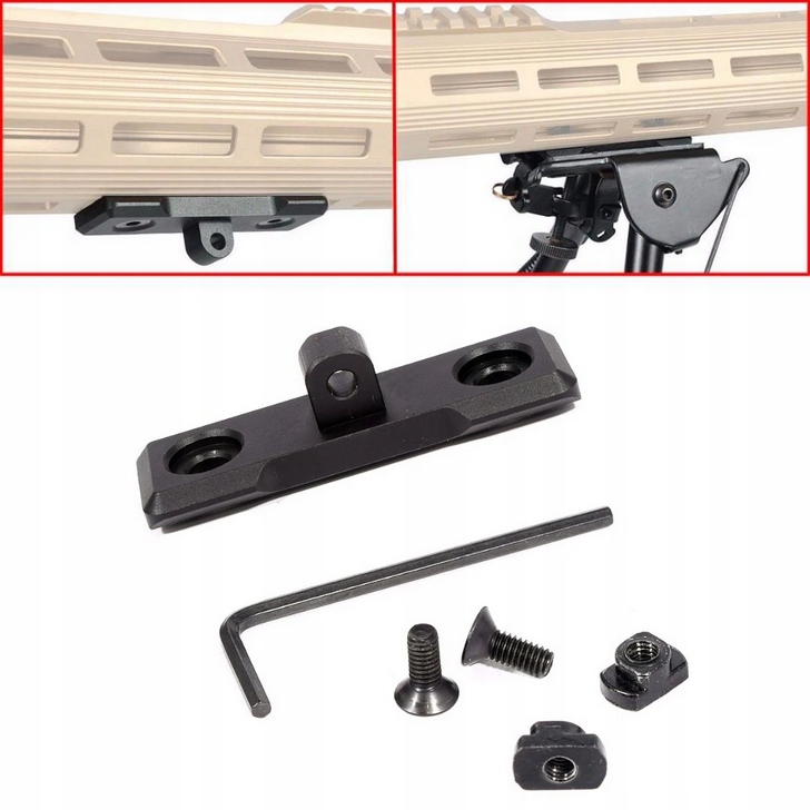 Adapter Bączek do bipodu typu Harris mocowanie M-lock