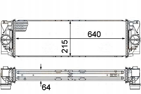 BEHR HELLA INTERCOOLER MERCEDES SPRINTER 3.5-T 319