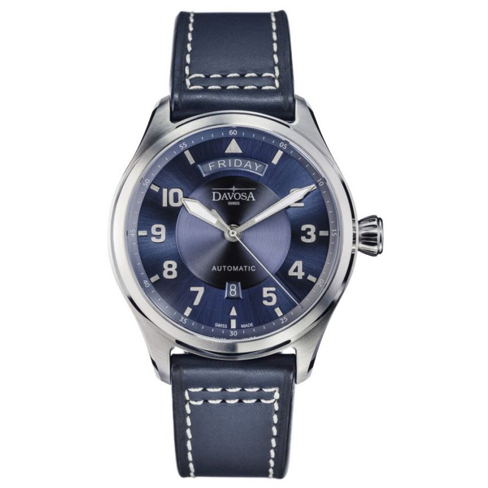 Pánské Hodinky Davosa 161.585.45 modrý pásek