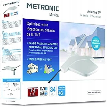 Antena Zewnętrzna Metronic UHF/VHF/FM Marka Metronic