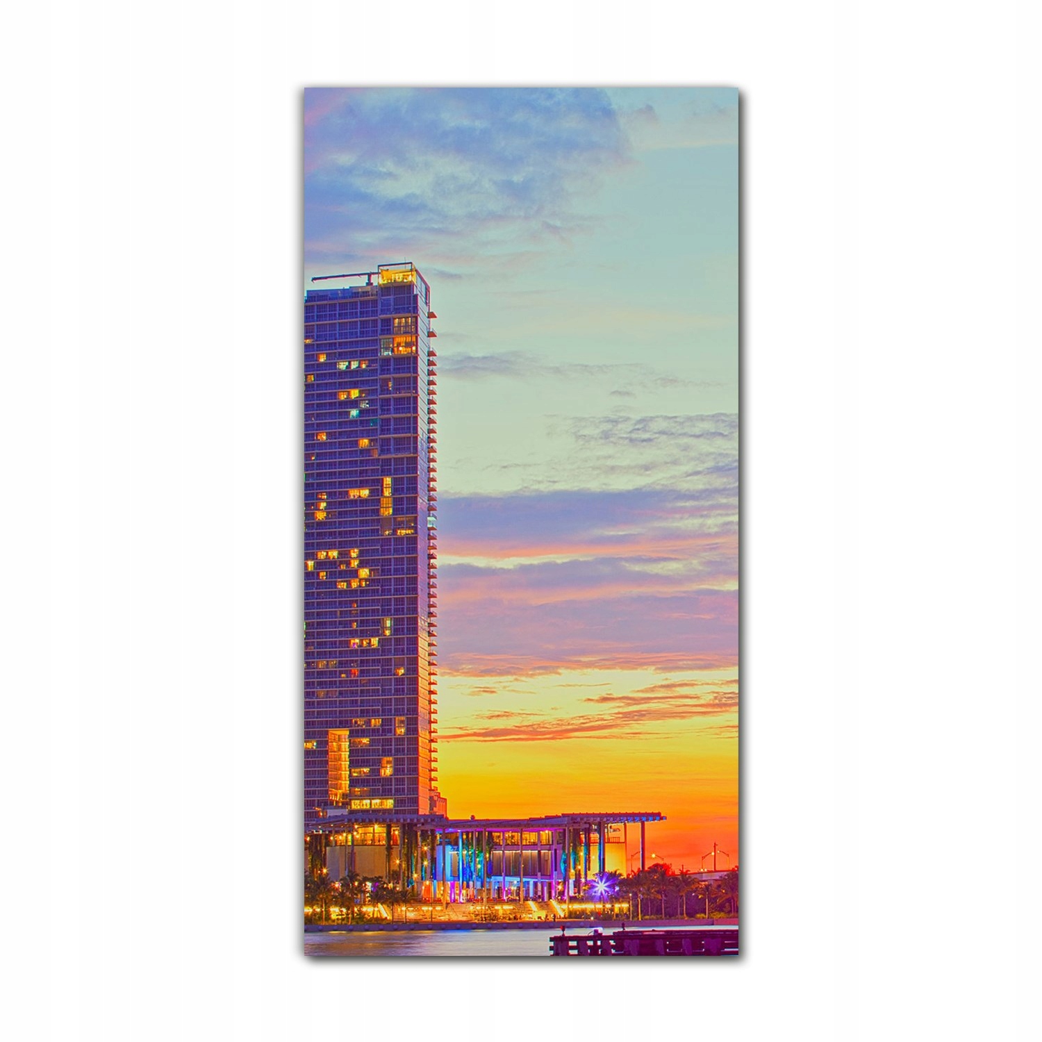 

Obraz szklany grafika 70x140 Miami Floryda kolory
