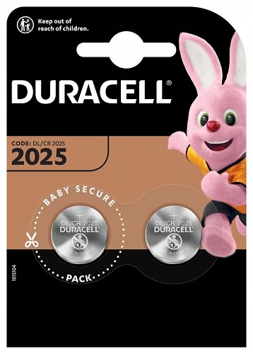 

Bateria Litowa Duracell Cr 2025 DL Ecr 3V x2