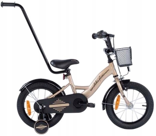 Rowerek Rower Tomabike 14 Cali V-break Prowadnik Koszyk Kółka Boczne