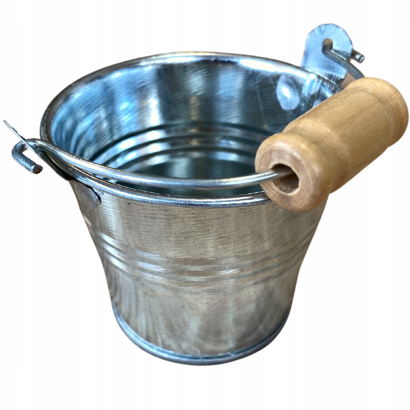 

Wiaderko wiadro metalowe doniczka osłonka uchwyt