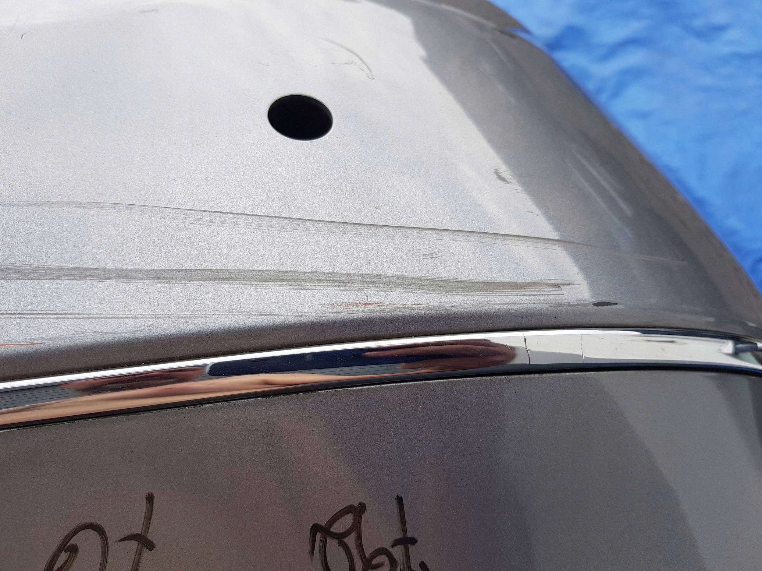 bumper rear rear part Mercedes E W212 sedan 792 C792