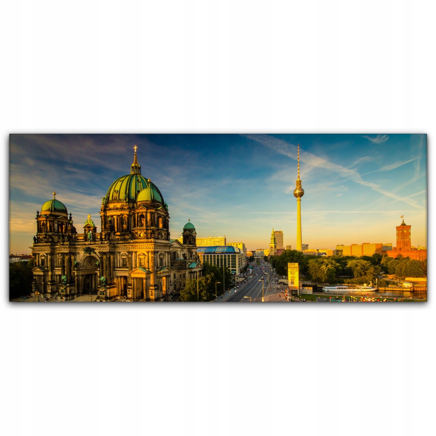 

Obraz canvas na ścianę 125x50 Berlin Miasto Niemcy