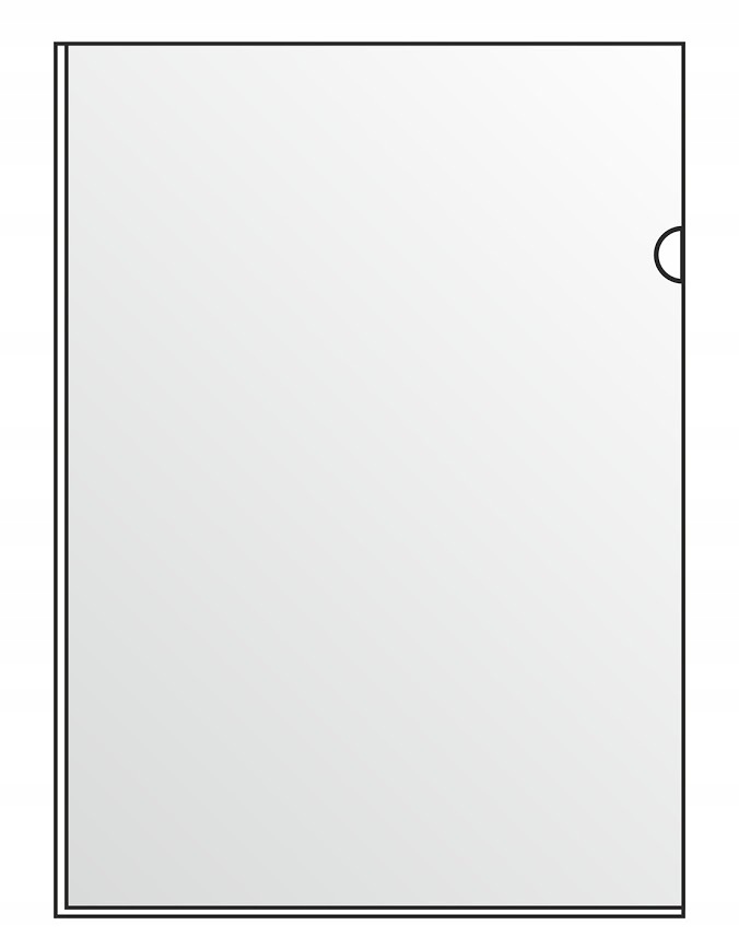 

Obwoluta A4 "L" Pvc ofertówki 25szt