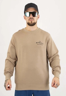 Mikina Pit Bull Bez Kapuce Sampson pale sand