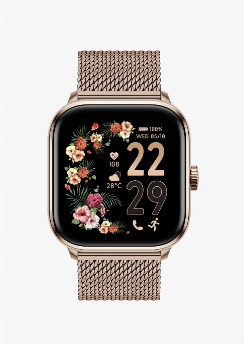 Chytré Hodinky Ice Watch Ice Smart 2.0 Amoled 1,70" zlatý náramek