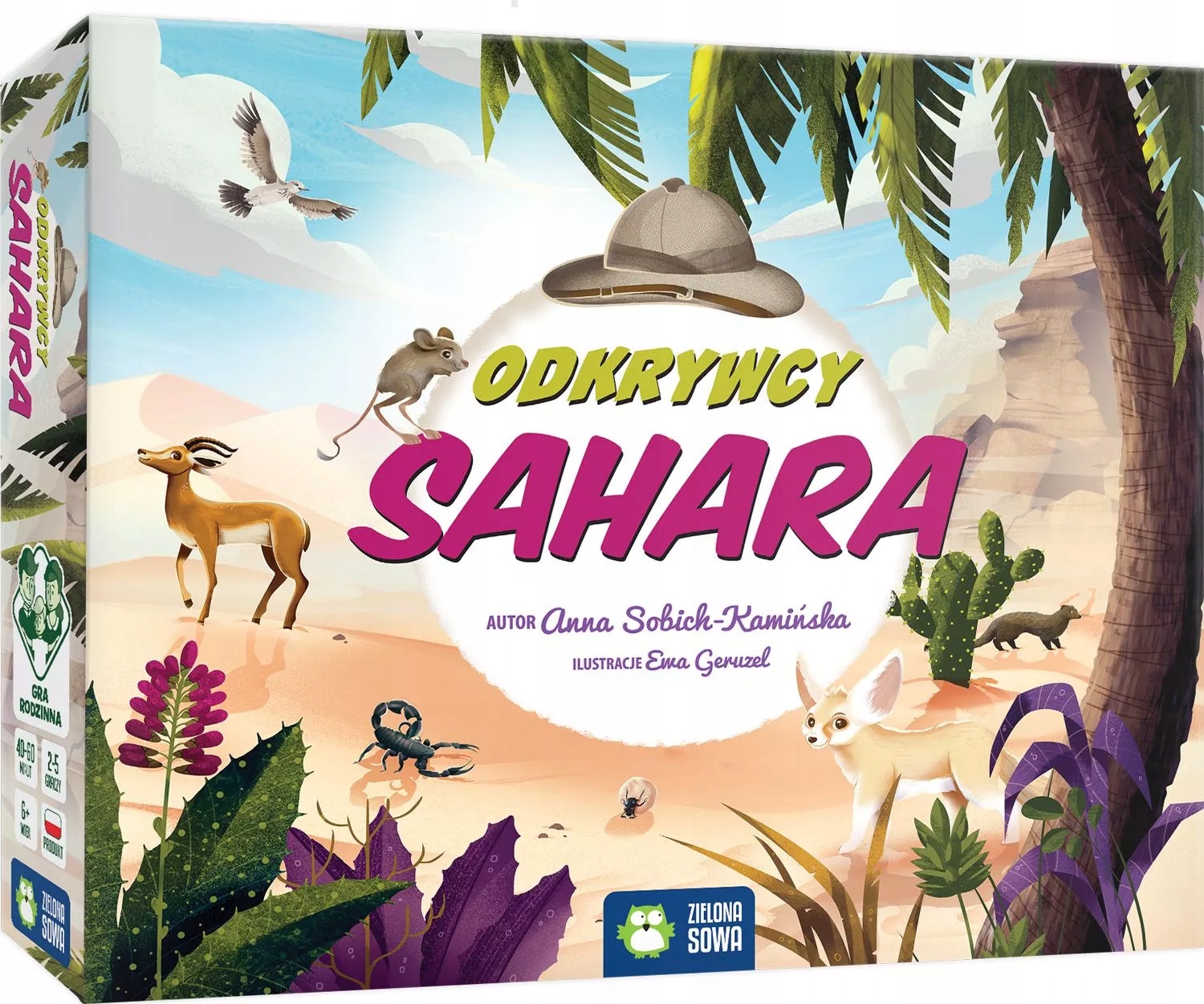 ODKRYWCY SAHARA GRA PLANSZOWA 6+