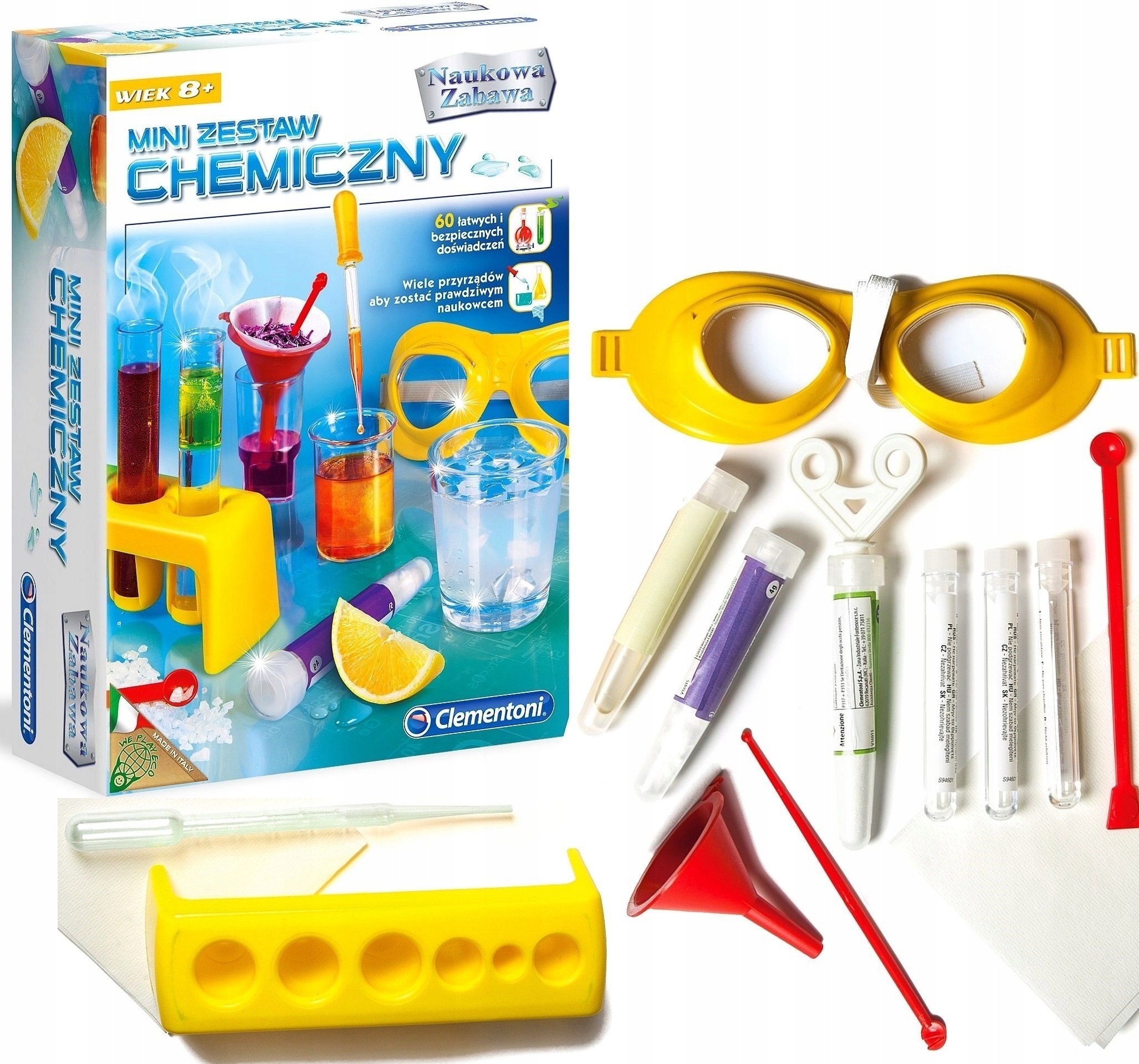 

Laboratorium Chemiczne 60 Doświadczeń Clementoni