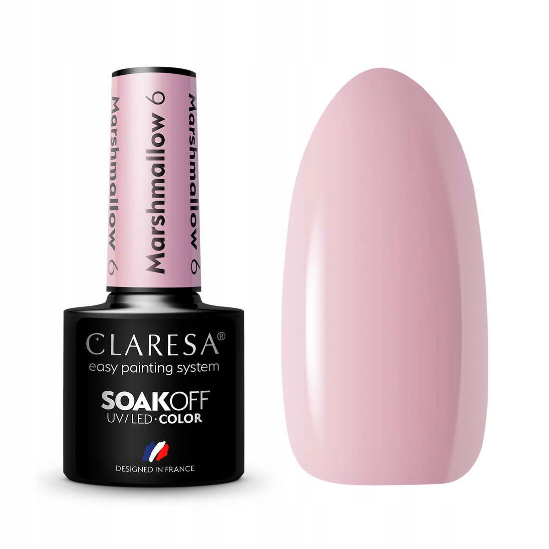 

Claresa Lakier hybrydowy Marshmallow 6 Uv/led 5g