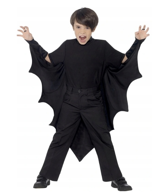 

Strój Nietoperz Halloween Skrzydła Wampir 146-152