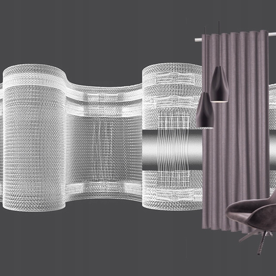 Taśma marszcząca tunelowa FALA 10 cm. - JAKOŚĆ