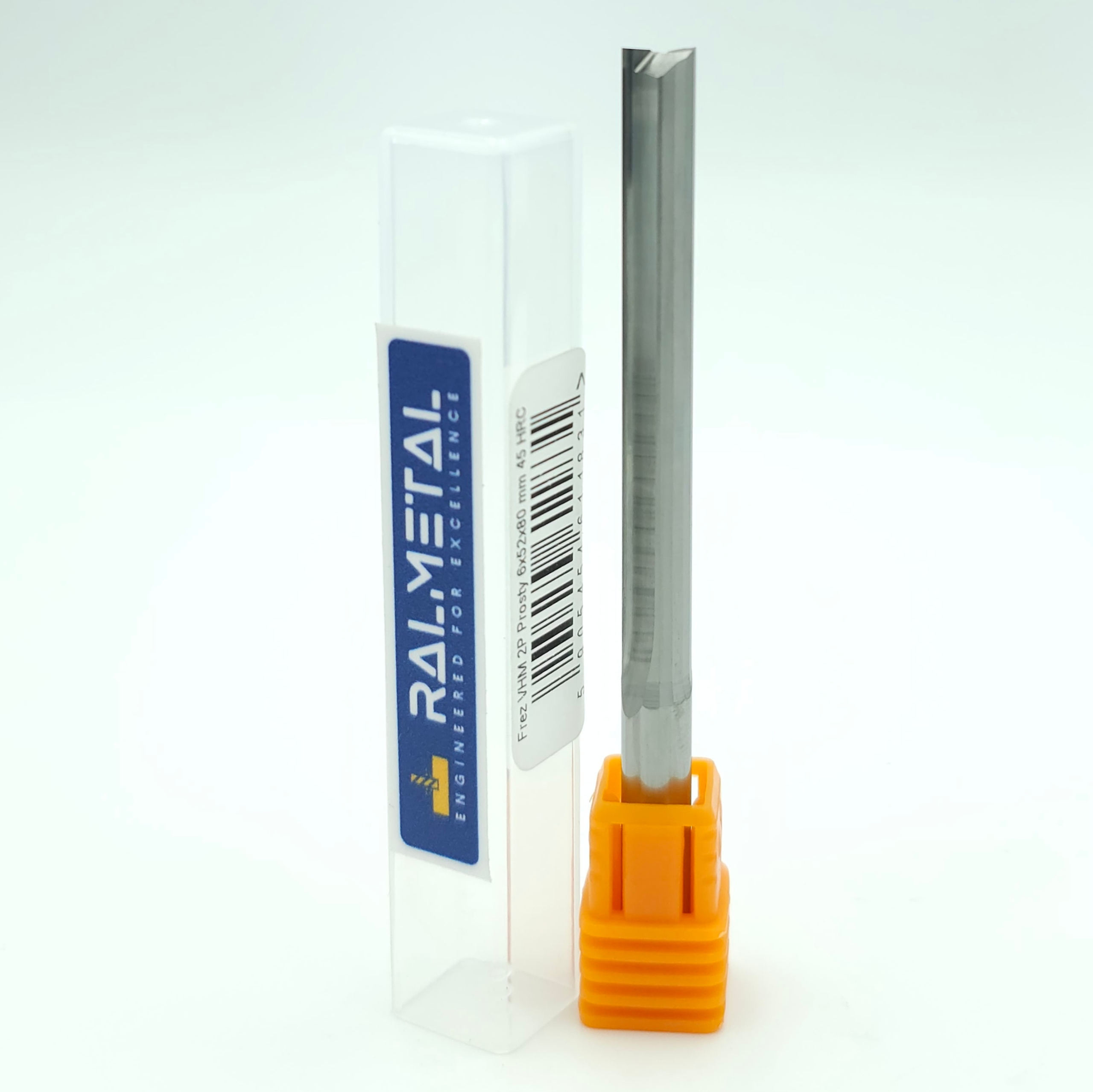 Frez VHM Prosty do Drewna Styroduru 6 x 52 x 80 mm