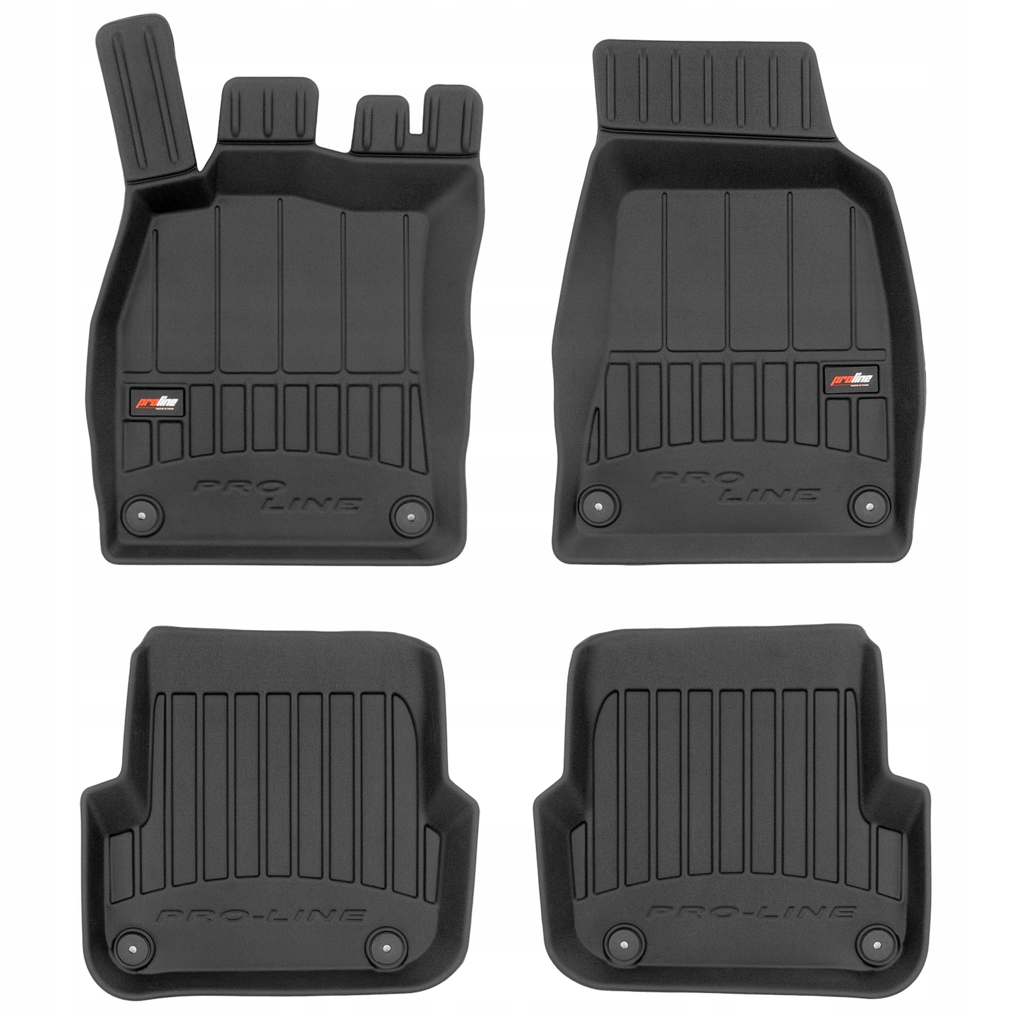 3D gumové koberce pro Audi A6 C6 2006-2011