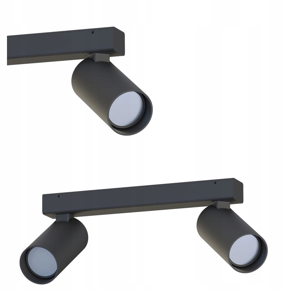 Lišta se 2 nastavitelnými spoty Fourty II 2xGU10 R35 černá Nowodvorski