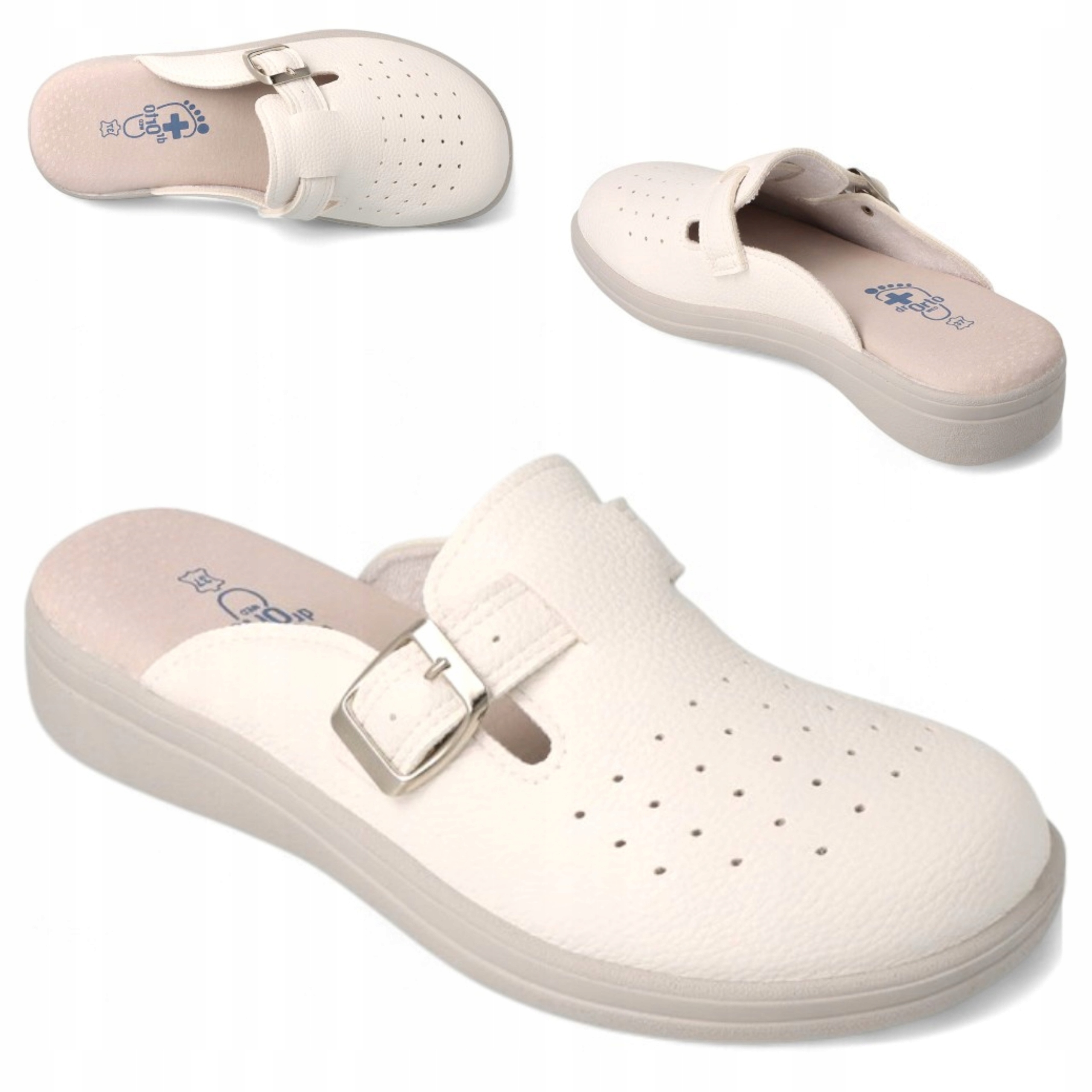 Pánské Pantofle 42 Zdravotní a zdravotní profilované bílé Dr Orto