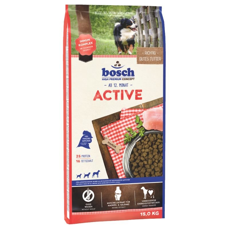 Bosch Active Krmivo pro psy 15kg