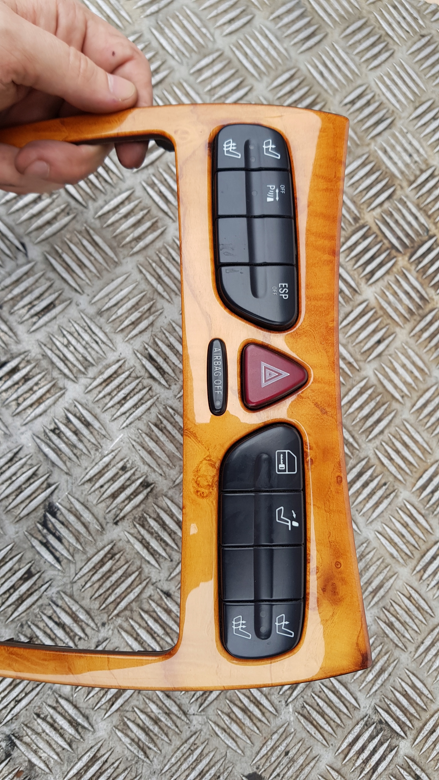 MERCEDES W209 switch GRZANIA seats AWARYJNY