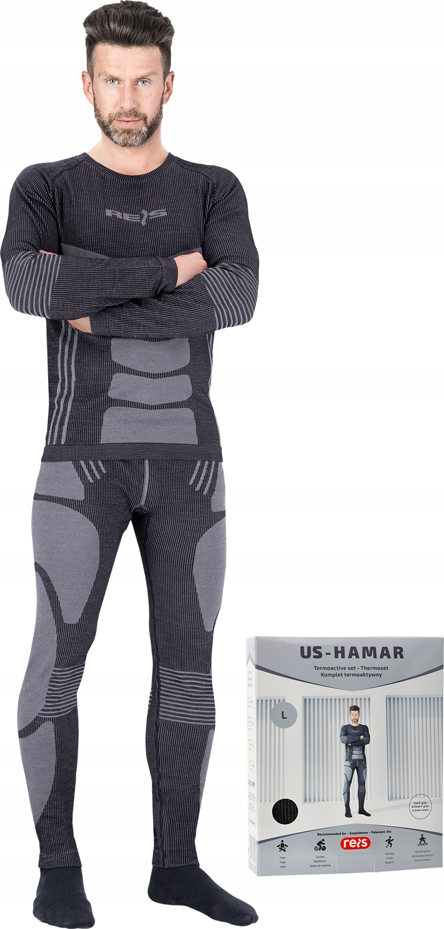 Reis Us černá sada vel. XXL Hamar