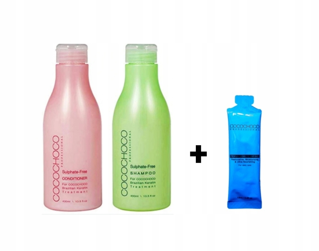 

Cocochoco szampon odżywka po keratynowym 2x400ml
