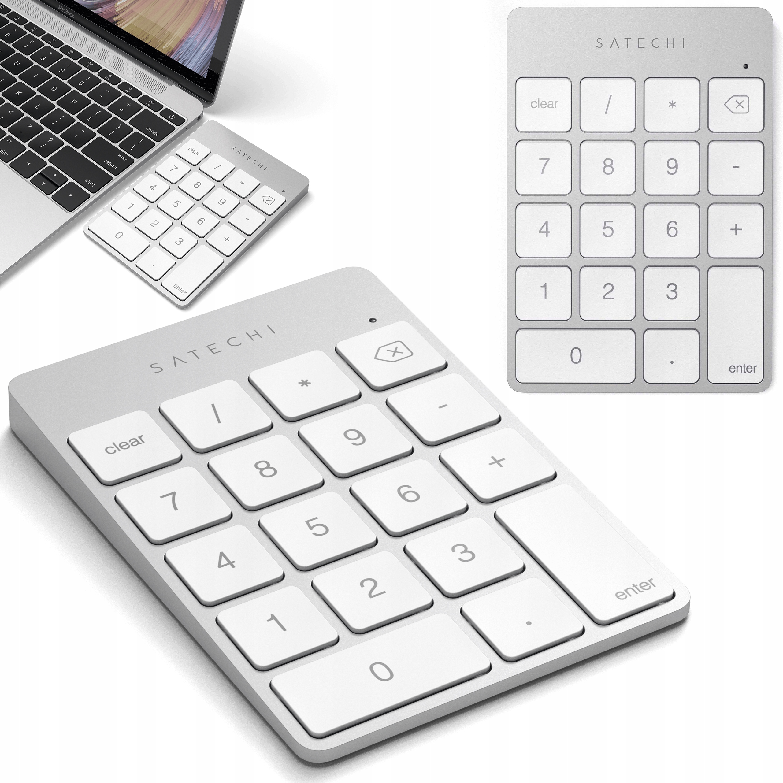 Satechi Slim Rechargeable Keypad – Numerická klávesnice Bluetooth