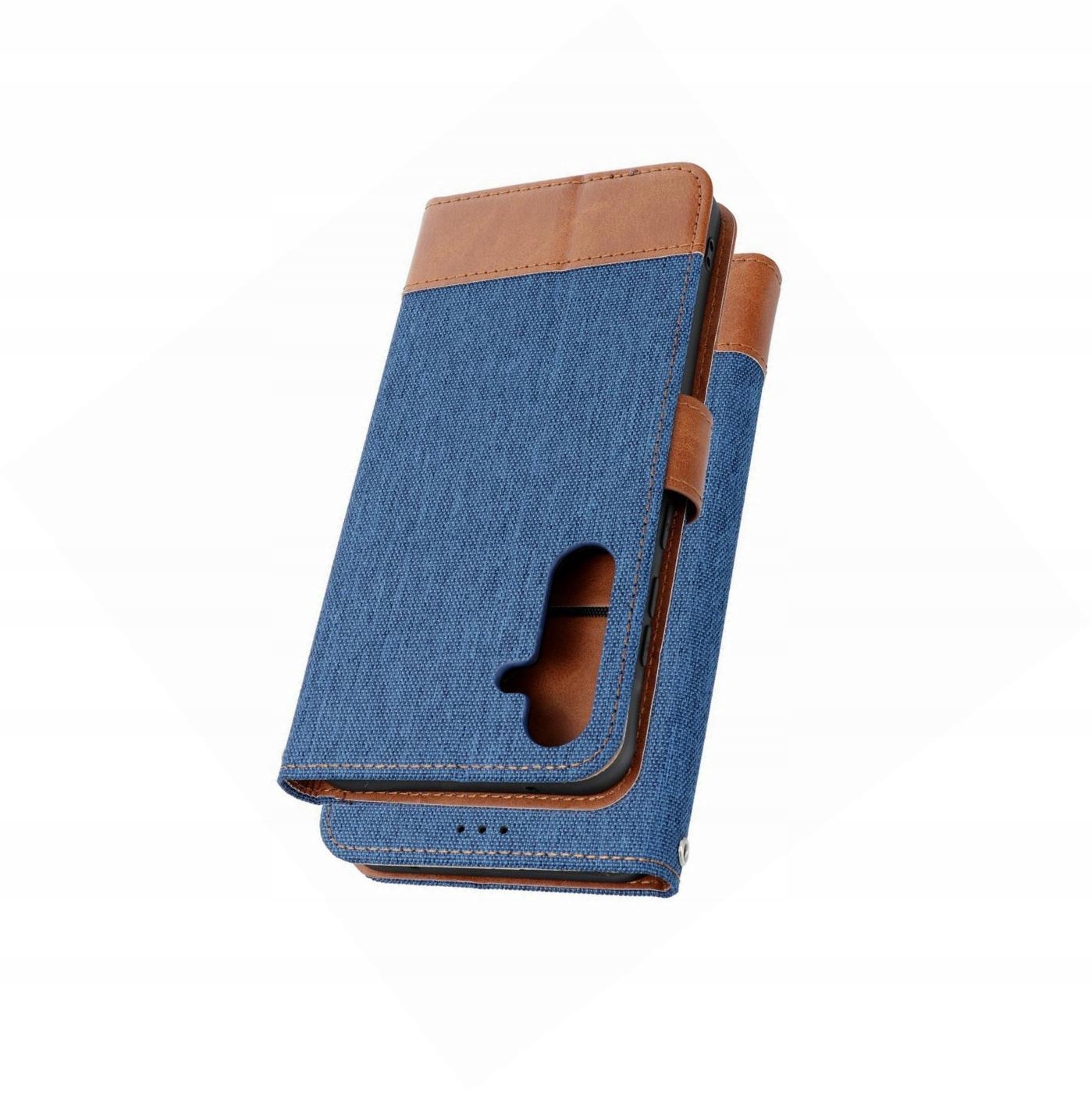 Etui zamykane Jeans Book kabura z funkcją podstawk do Galaxy A52S 5G