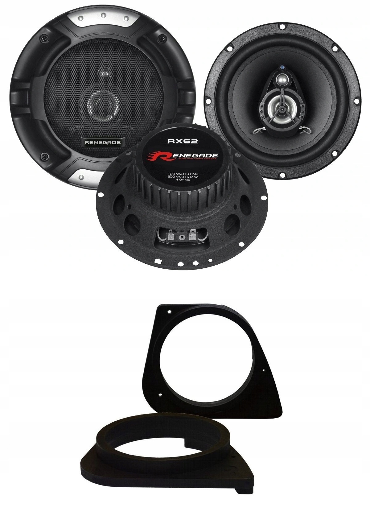 Automobilové reproduktory 165 mm Renegade RX62 Bmw 3er E46 Sedan Predná Vzdialenosť