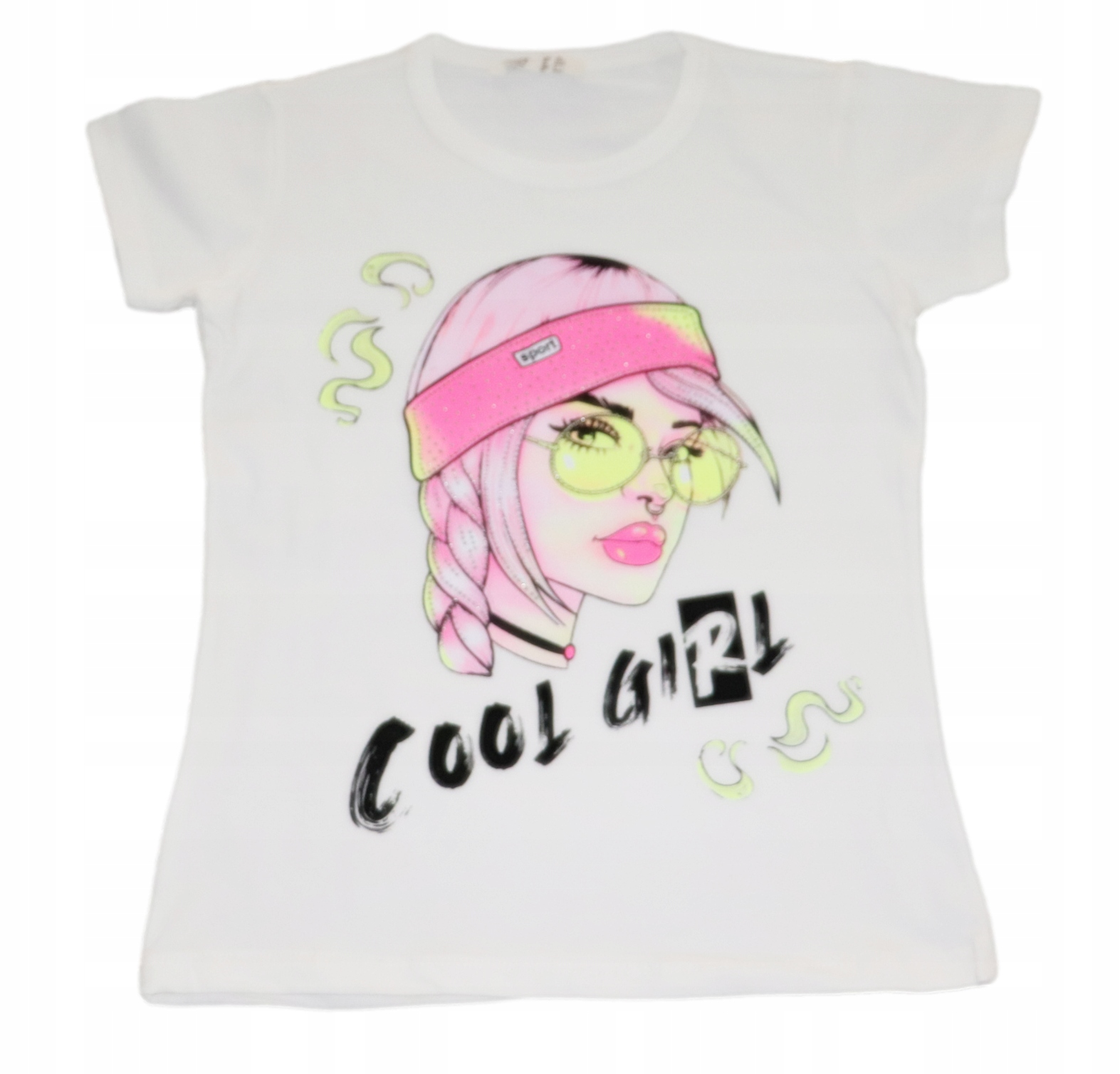 BLUZKA DZIEWCZYNA KAMYKI COOL GIRL R 140