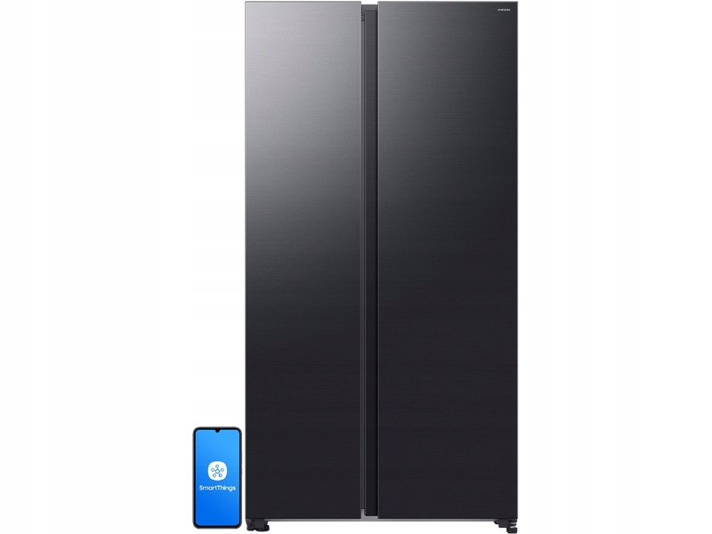 Lodówka Samsung Ai RS70F65QEFEO Side by Side No Frost 178.4 Grafitowa stal